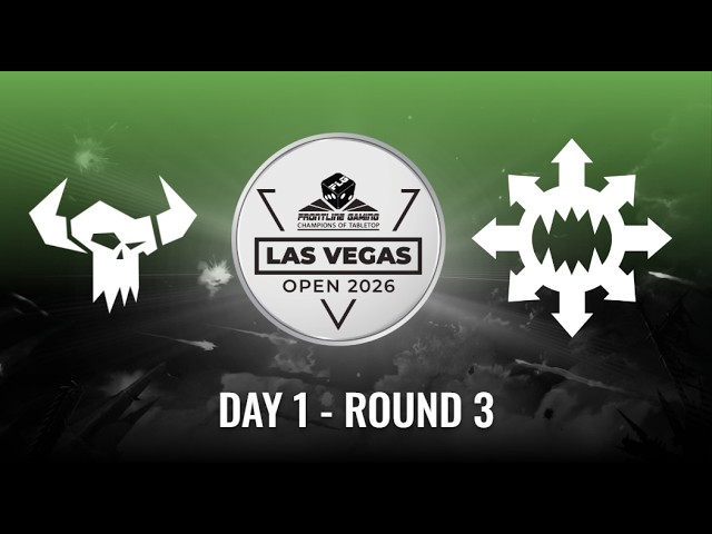 Warhammer 40,000 Grand Tournament – Las Vegas Open – Round 3 – Orks vs. World Eaters
