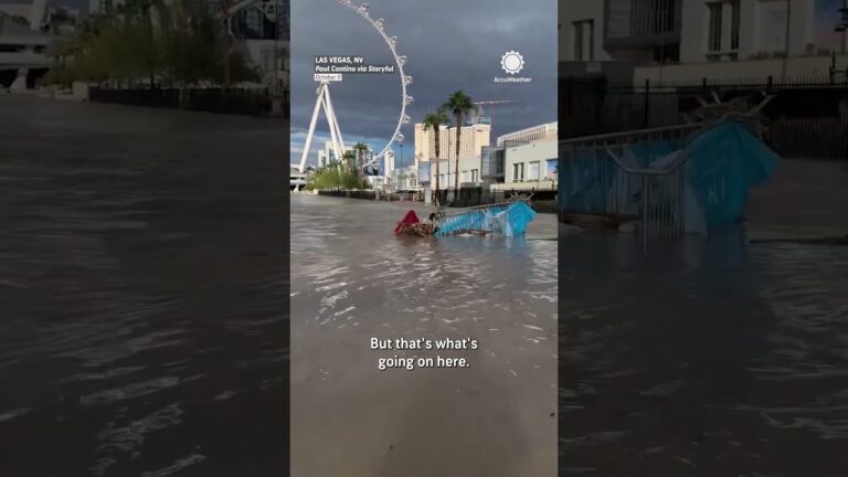 Watch the whole street become a river in Vegas