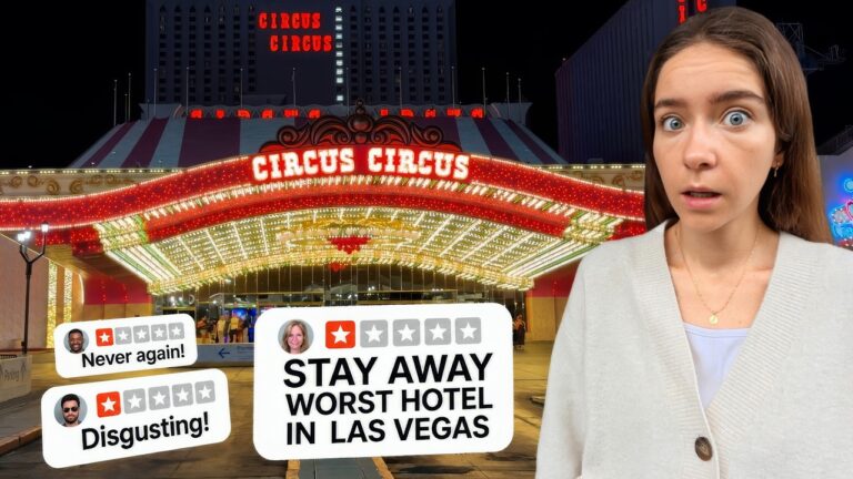 We Stayed at the WORST RATED Las Vegas Hotel – Circus Circus 🇺🇸