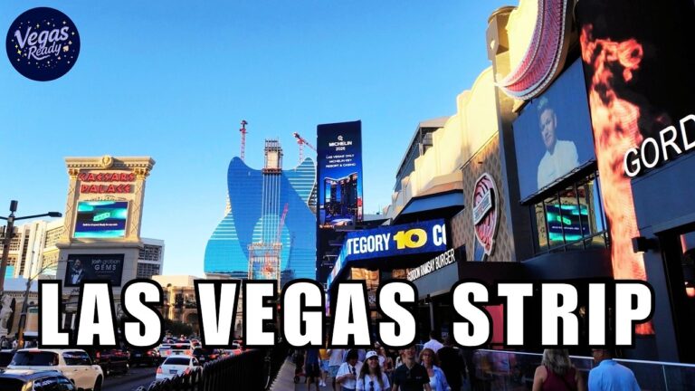 Weekend Saturday Afternoon Walking The Las Vegas Strip!