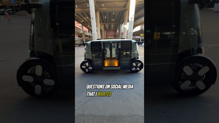 Zoox from the airport in Vegas to Bellagio! The tough Qs #zoox #vegas #lasvegas
