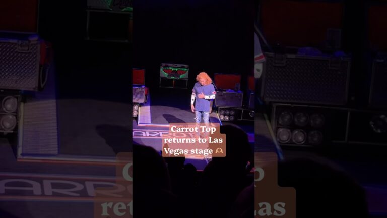 #comedian #carrottop is back! He addressed the elephant in the room. #lasvegas #vegasshow #vegas